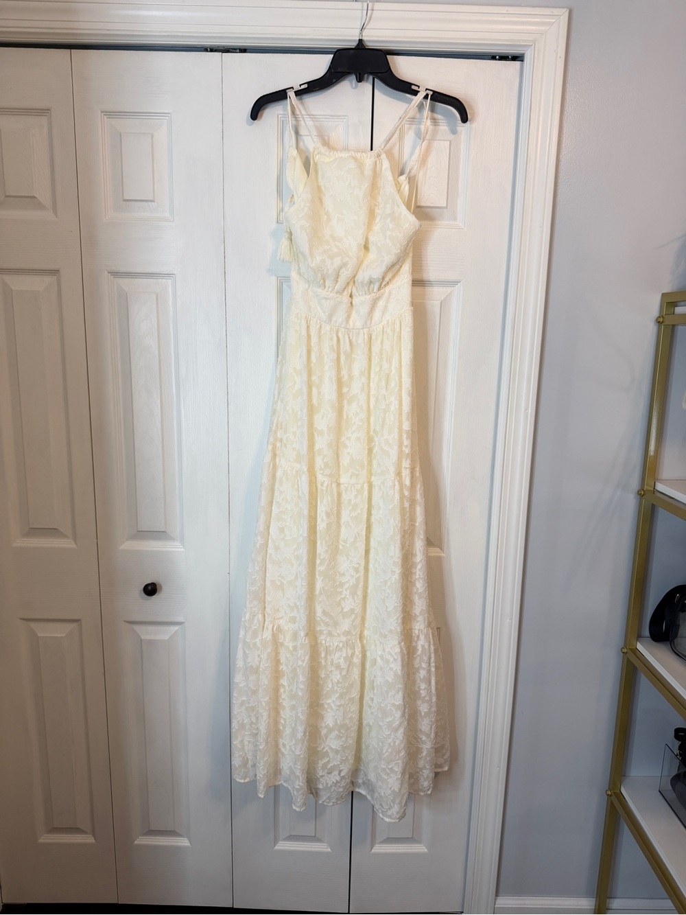 Baltic Born Off White Lace Maxi Dress